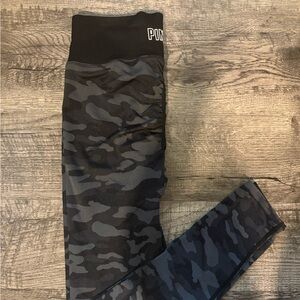 Gently used PINK leggings - size small